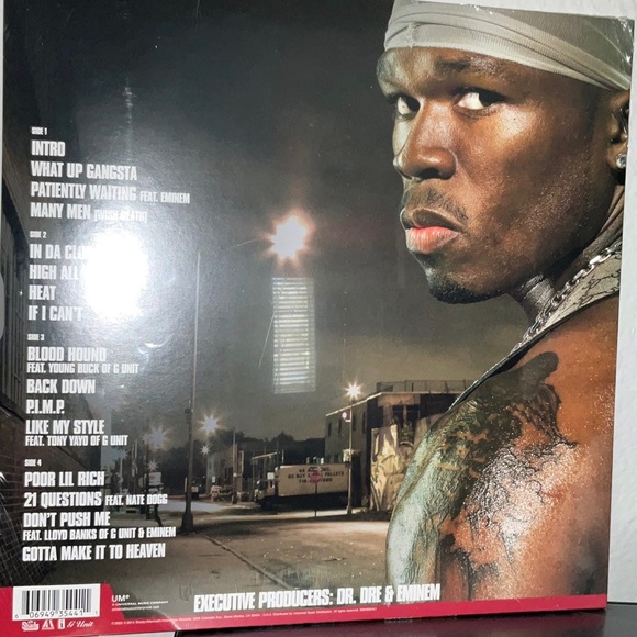 50 Cent - Get Rich Or Die Tryin (2014) Vinyl Record - Picture 2 of 2